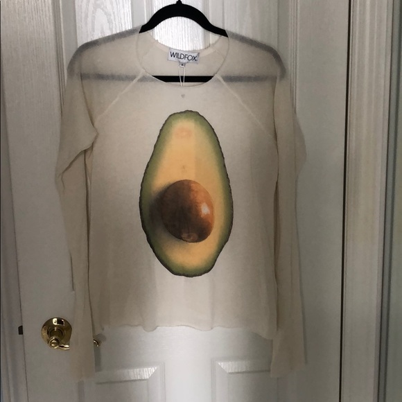 BNWT Wildfox Avocado Sweater - Picture 3 of 5